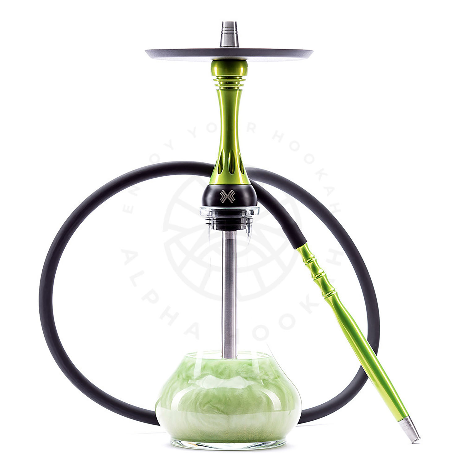 Alpha Hookah Model X Lime 724 Nargile 7/24 Nargile Nargile Takımı